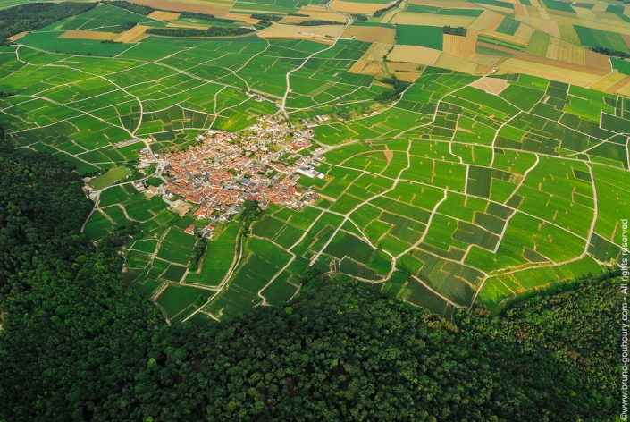 Photographe aérien vignoble champagne terres agricoles Bruno Gouhoury