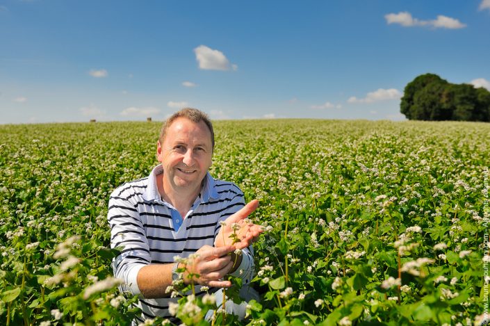 Photographe portrait producteur agriculteur céréalier Bruno Gouhoury