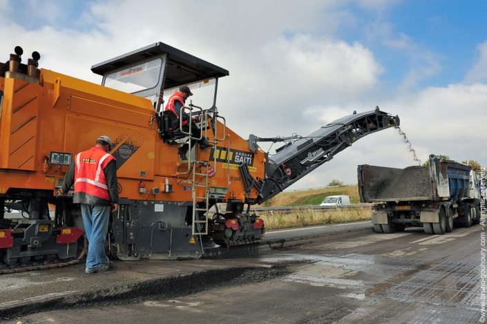 photographe grands travaux autoroute