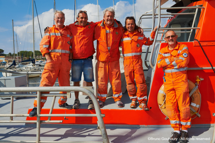 Hyeres SNSM equipe benevolat Equipe de la SNSM de Hyères