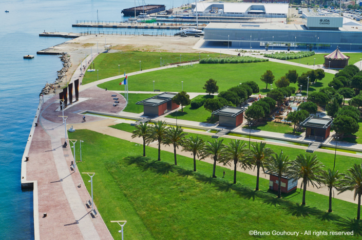 Aménagement urbanisme renouvellement urbain commune Parc de la Navale à la Seyne sur Mer