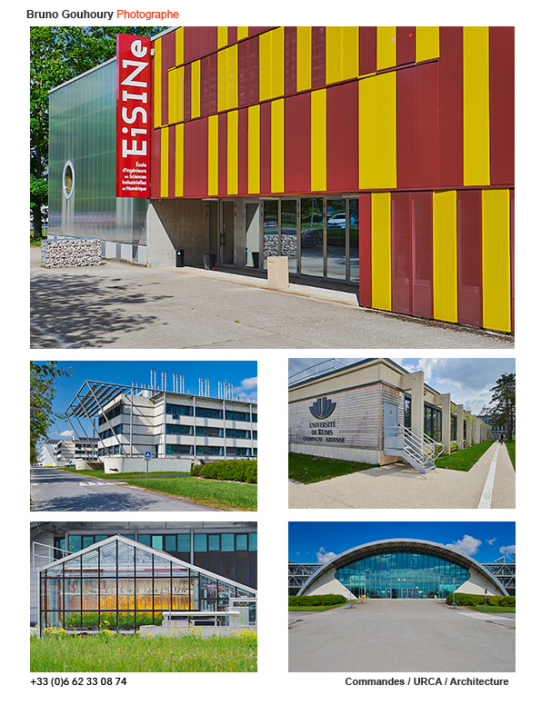Architecture de bâtiments universitaire Architecture de bâtiments sur le campus des sciences à Reims