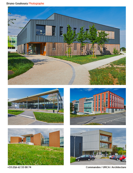 URCA architecture campus sciences humaines Photographie d'architecture de campus universitaire