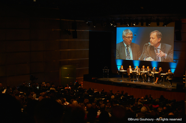 photo ambiance congres salon Vue générale lors d'une conférence au centre des congrès de Reims