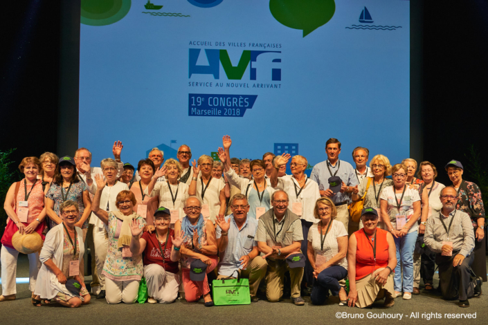photoreportage congres photo de groupe Photo de groupe à l'issue d'un congres