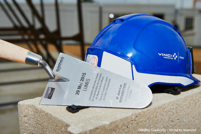 Pose de la première pierre Lancement officiel de travaux et pose de la premières pierre Vinci Construction
