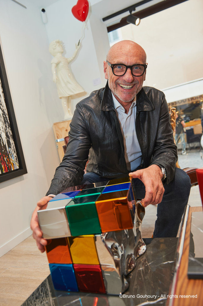 Le sculpteur Philippe Gauberti